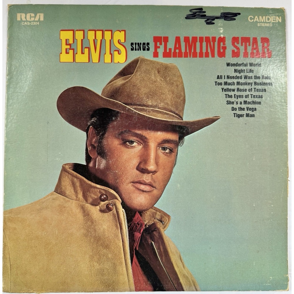 Elvis Presley Elvis Sings Flaming Star RCA Camden CAS-2304 1969 Vinyl LP Record